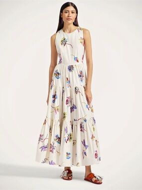 La DoubleJ floral maxi dress
